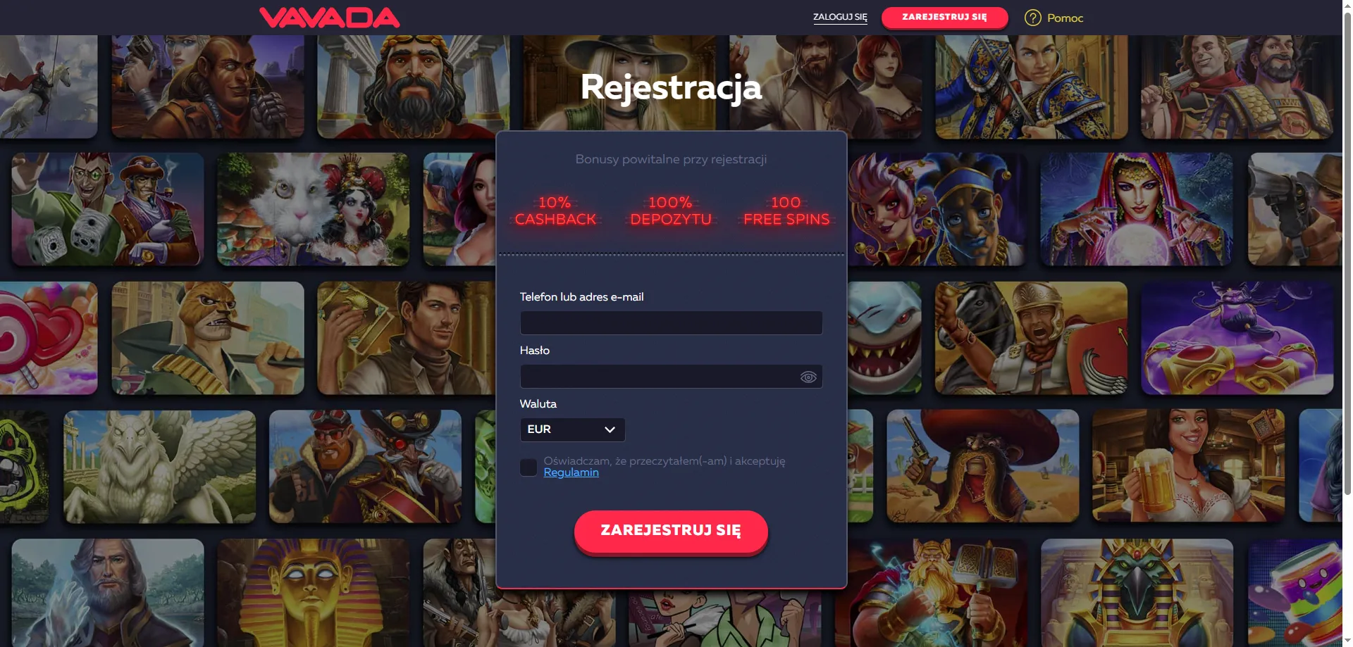 Vavada Casino rejestracja konto &ndash; jak założyć konto krok po kroku