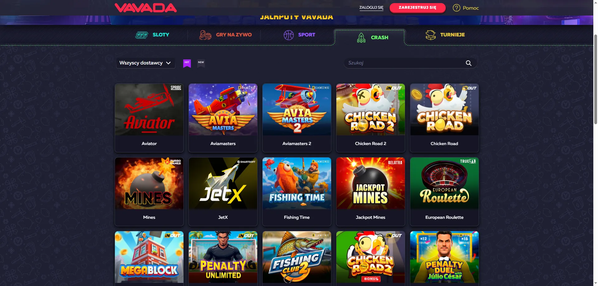 Vavada Casino gry &ndash; sloty, kasyno na żywo i gry stołowe